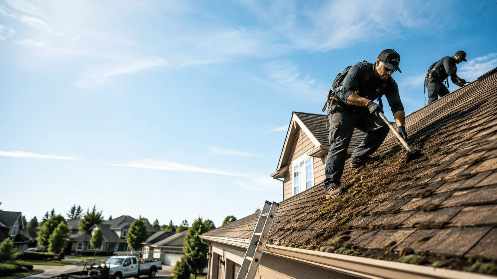 Roof Moss Removal in Rome, IL near me